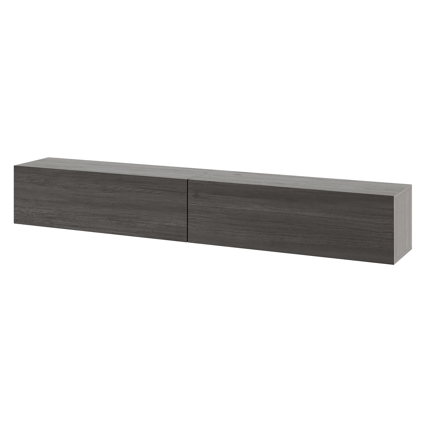 KAVO TV-BENK 200cm SVART EIK – VEGGHENGT