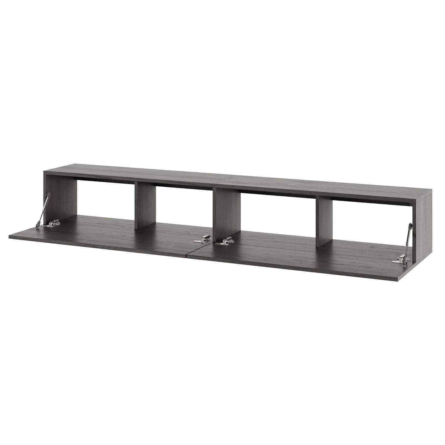 KAVO TV-BENK 200cm SVART EIK – VEGGHENGT