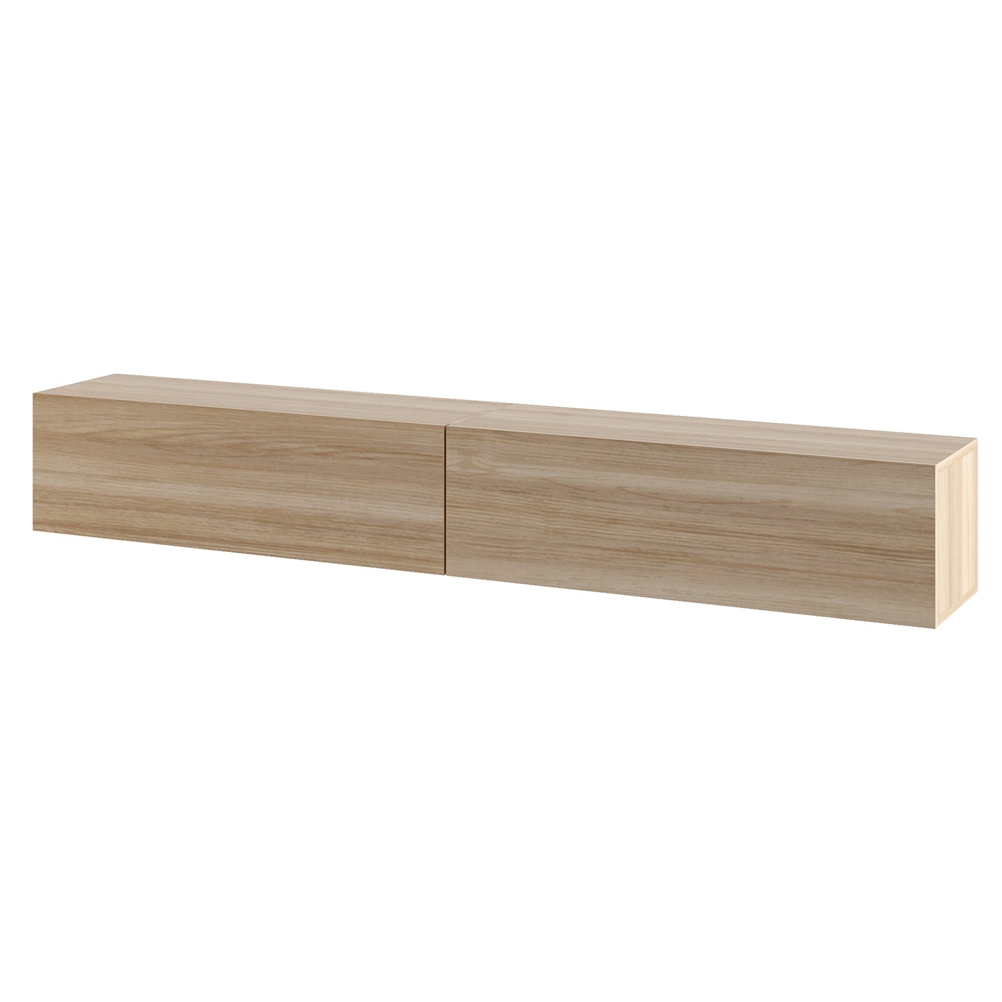 KAVO TV-BENK 200cm LYS EIK – VEGGHENGT