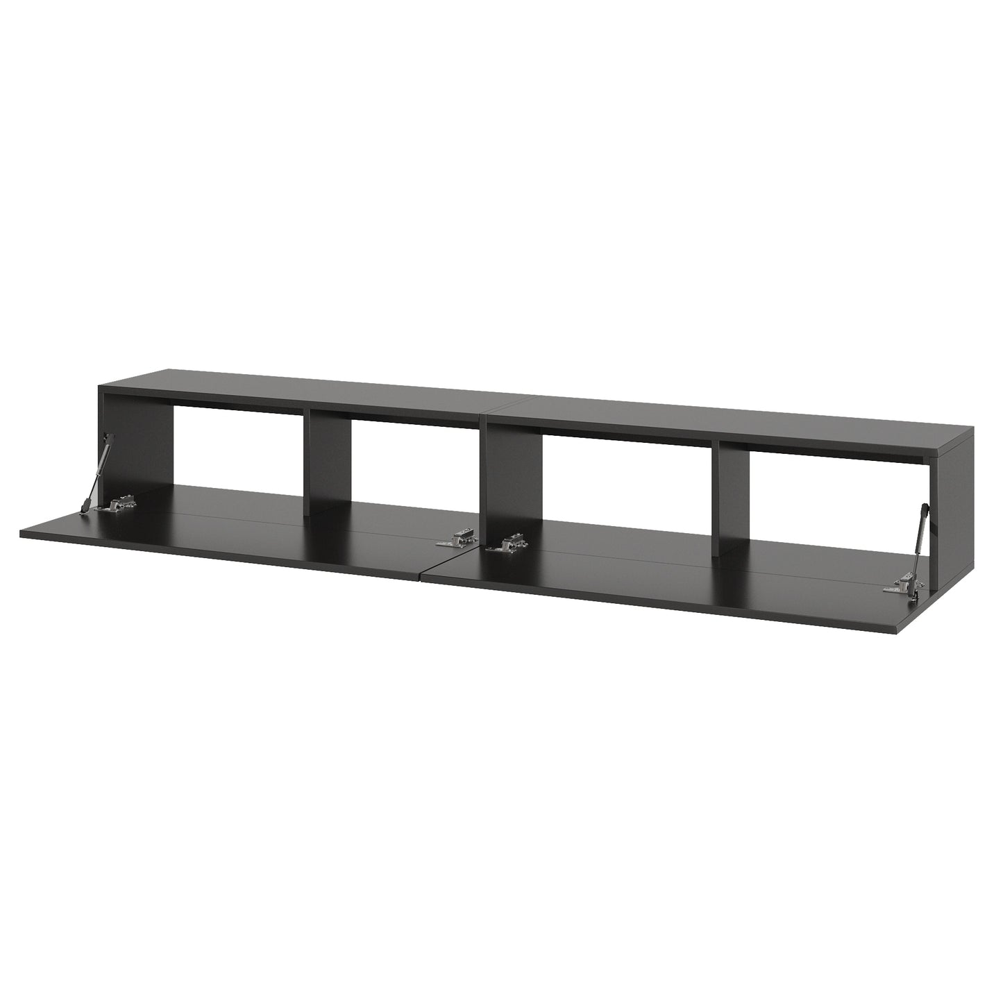 KAVO TV-BENK 200cm SVART – VEGGHENGT