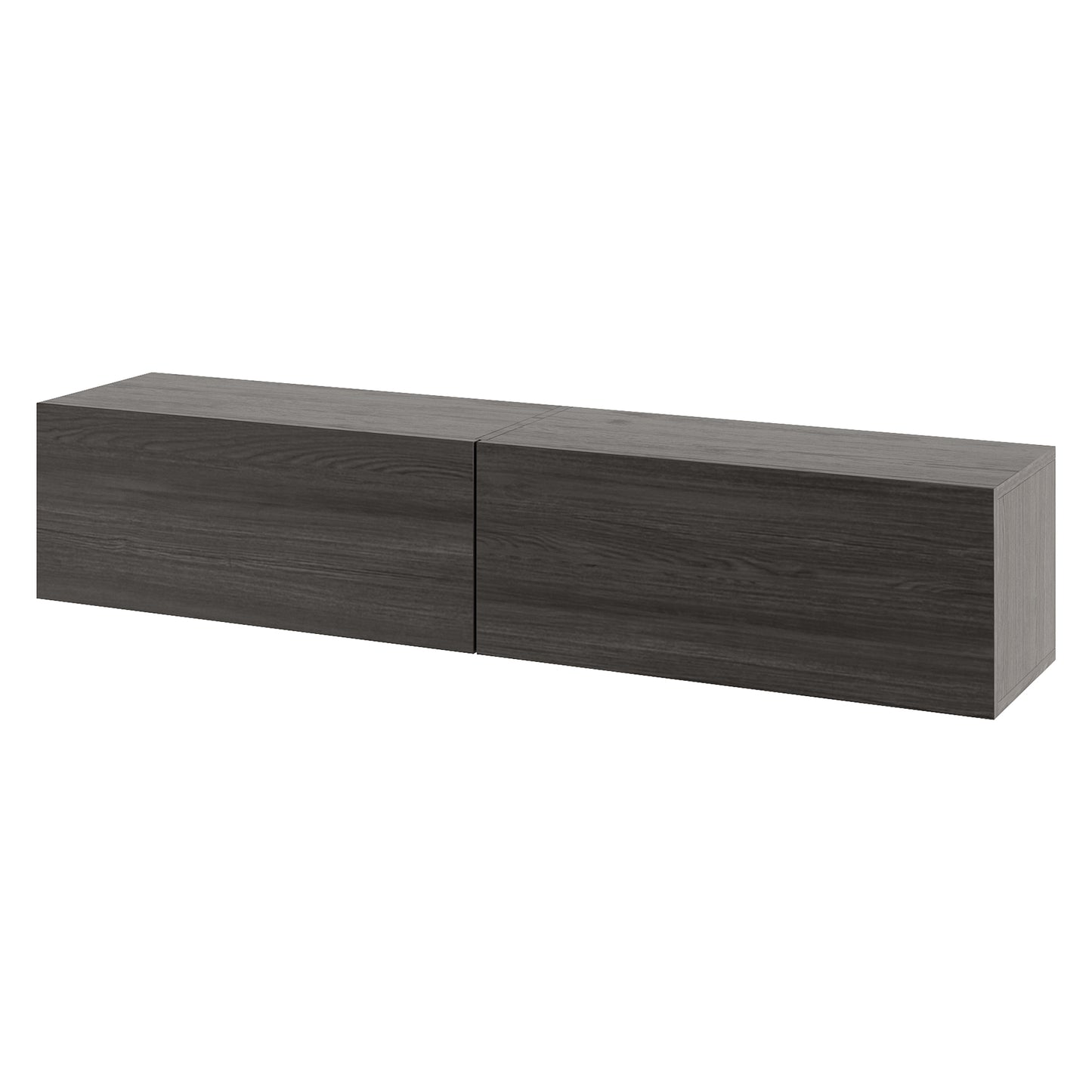 KAVO TV-BENK 150cm SVART EIK – VEGGHENGT