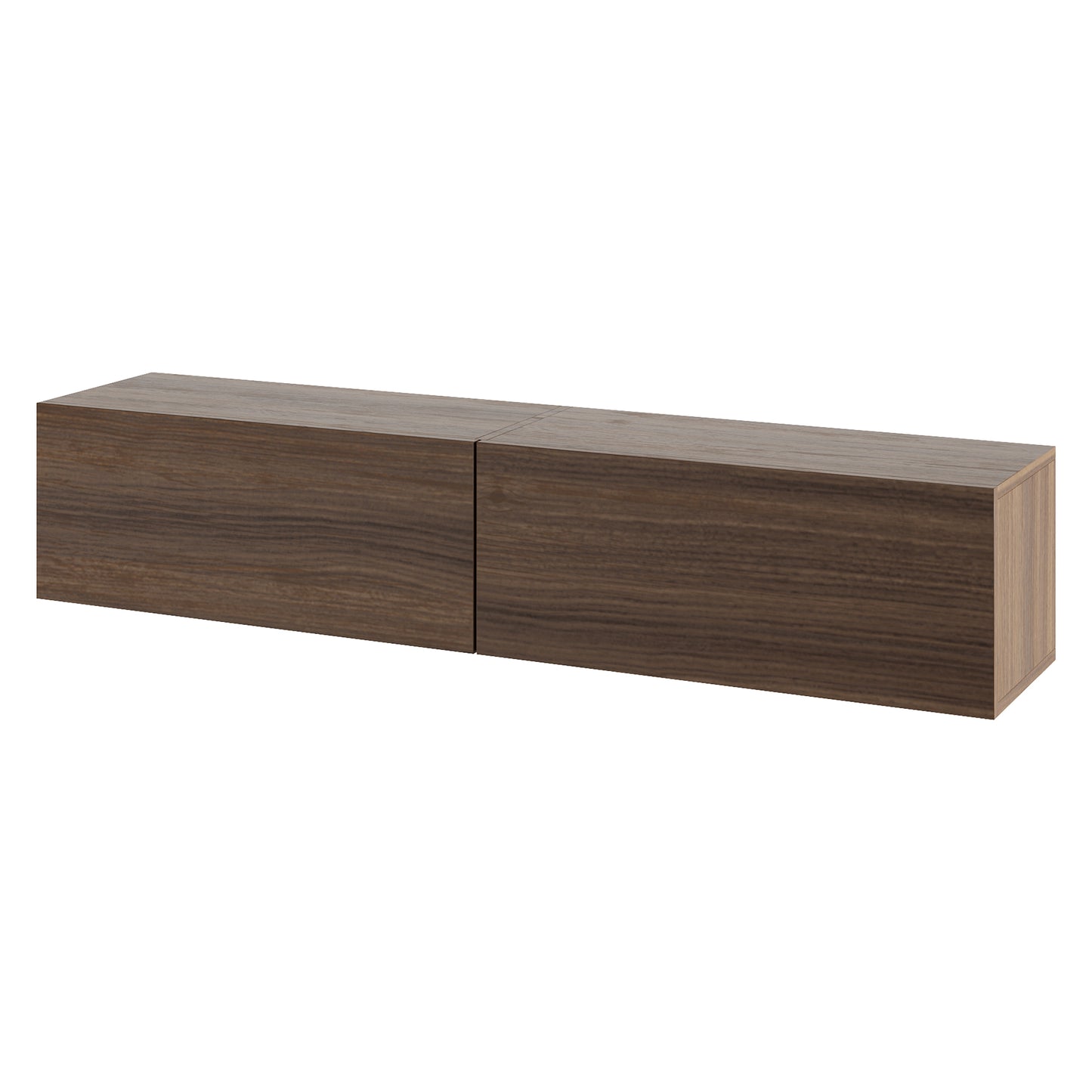 KAVO TV-BENK 150cm VALNØTT – VEGGHENGT